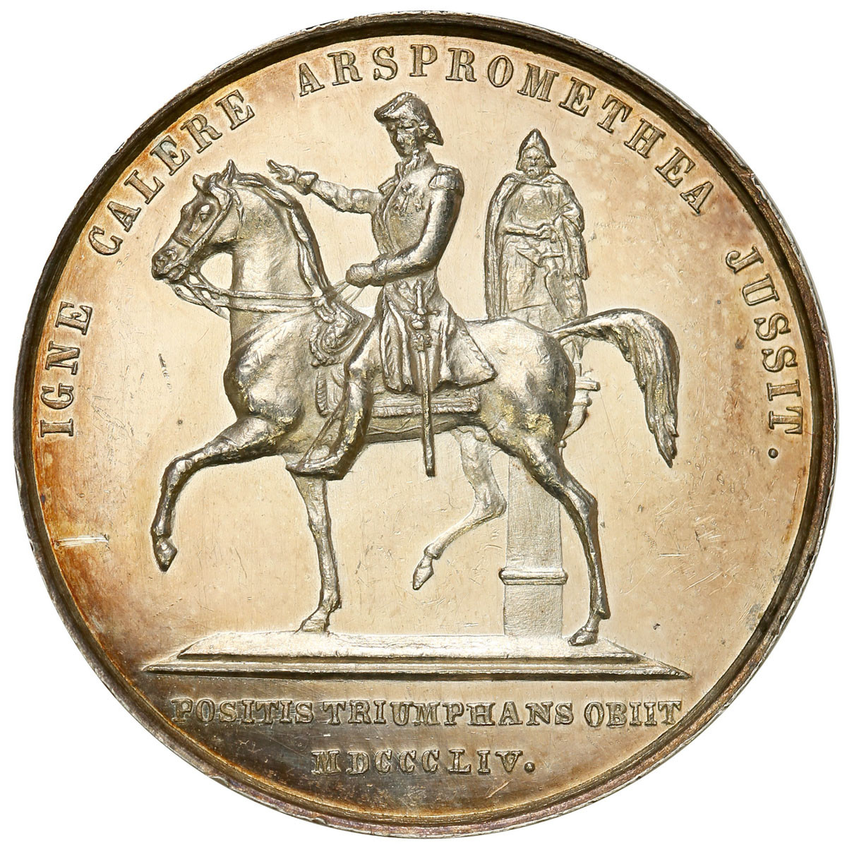 Szwecja. Medal 1844 - Fogelberg, srebro